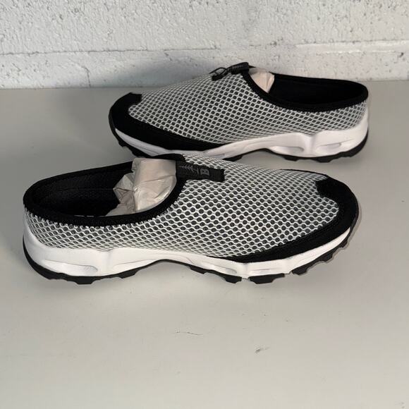 GH Bass, bass outdoor, Women's Aqua Mesh Slide Flats, white/ black 7.5m - Picture 6 of 14